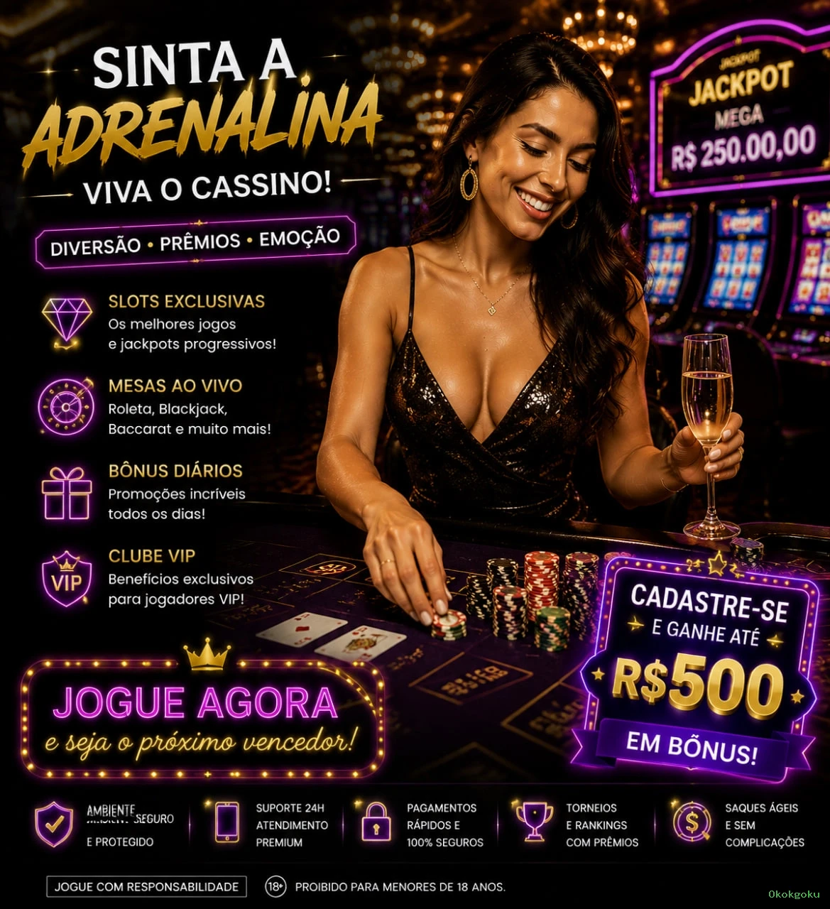 Canal oficial da Okokgoku no Telegram